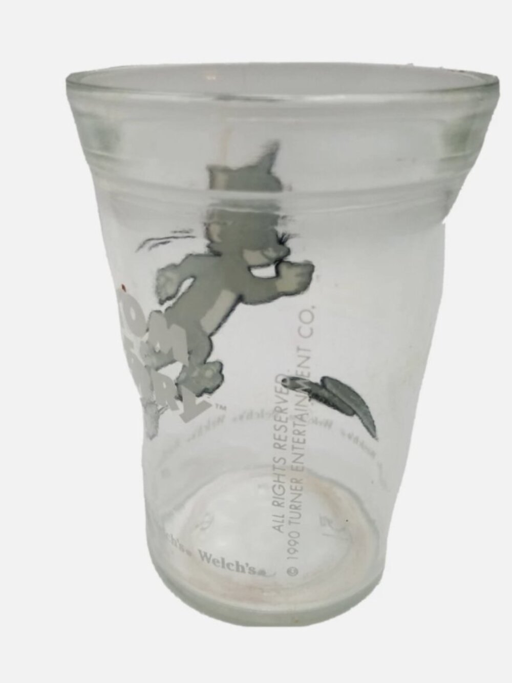 Tom & Jerry Welch's Jelly Glass - 1990 Turner Entertainment